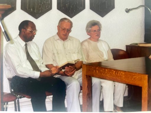 Bishop Robinson, Fritz Schneider and Pastor Lautenbach